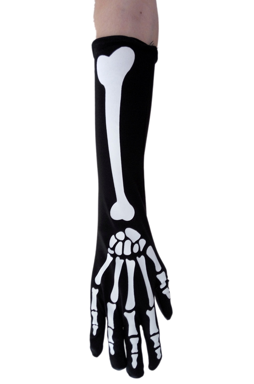 B049 Cospaly Halloween Halloween printing skeleton gloves